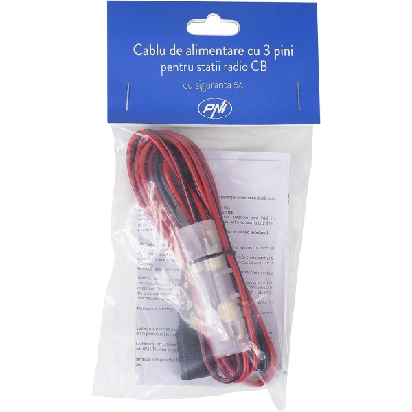 President CA-2T 2-pin 12 volt power cord with fuse