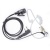 Headset with microphone and acoustic tube PNI HF34 with 2-pin Midland plug