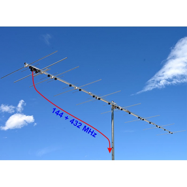 2m & 70 cm DualBand Antenna 9 & 21 element 2m70cm29DXAP (AA)