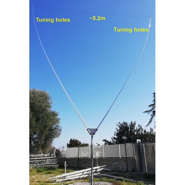 PST-LOOP1-17 single-band 17m delta loop antenna with rigid single element ProSisTel