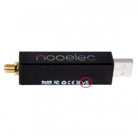 Nooelec NESDR Smart V5 R820T2 SDR key + TCXO + Box + SMA antenna (optional) - Antenna : Without antenna
