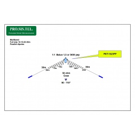 PST-1523FP Multiband wire dipole