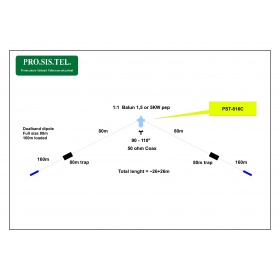 PST-816C Multiband wire dipole