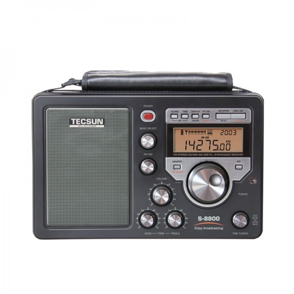thumbnail image 2 of Tecsun R-911 Blue Portable AM/FM/SW Shortwave Radio – Analog Tuning, Battery Powered 2 of 6