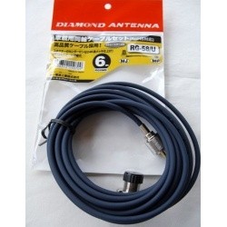 6m antenna cable with SO239 Diamond Antenna Mounting bracket DIAMOND-RG6MR-RG58U-269