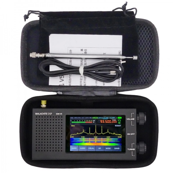 MALAHITEAM MALAHITE SDR V5 DSPラジオ受信機 Malachite SDR V5: 10kHz-250MHz and 400MHz-2GHz receiver