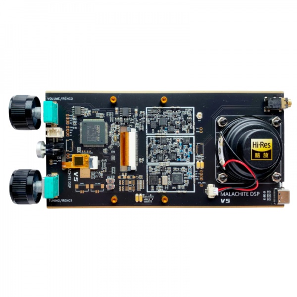 Malachite SDR V5: 10kHz-250MHz and 400MHz-2GHz receiver