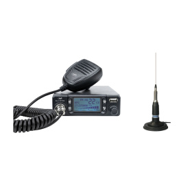 Pack Compact CB 27MHz PNI for car + 70cm PNI magnetic antenna