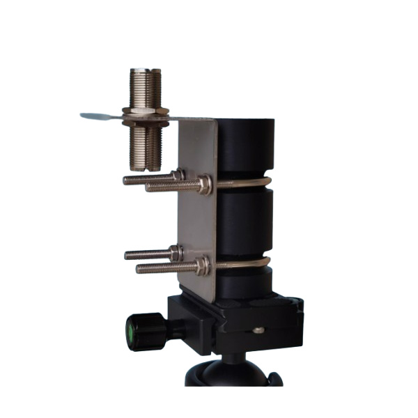 SO-239 portable stand for PL259 mobile antenna and 1/4" photo tripod