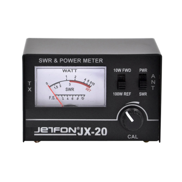 SWR meter Watt meter 1.5 - 150 MHz 10-100W JETFON JX-20