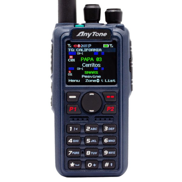Anytone AT-D890UV Walkie Talkie DMR FM VHF/UHF Cross-band BT GPS SFR