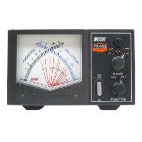 Nissei TX-502 Tos-meter Wattmeter Cross-Needle 1.6-525 MHz 200W