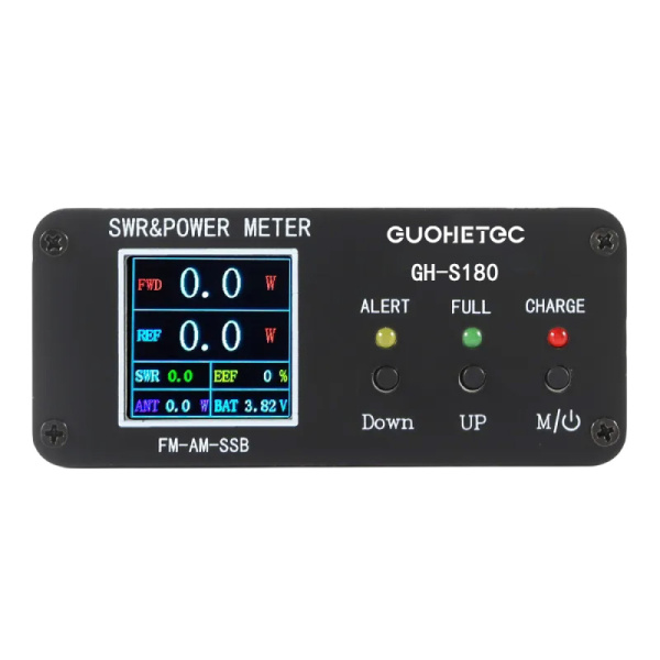 GH-S180 SWR-Wattmeter TOS-meter HF 1.8-54MHz 120W HD Color Screen