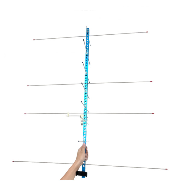 Yagi dual-band VHF/UHF 144-148 MHz & 430-440 MHz high gain portable satellite antenna