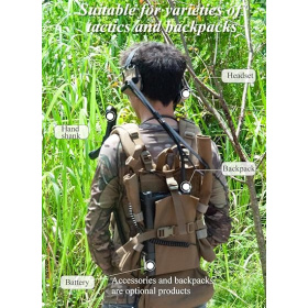 BackPack GUOHETEC radio antenna backpack for PMR-171