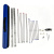 Yagi dual-band VHF/UHF 144-148 MHz & 430-440 MHz high gain portable satellite antenna