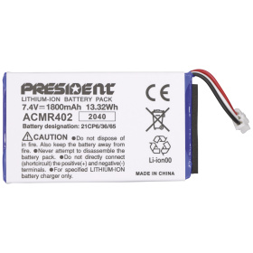 7.4V 1800 mAh lithium-ion battery for the Randy III and Jerry President ACMR402