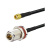 Low-loss coaxial cable extension, RP-SMA male to N female, KSR195