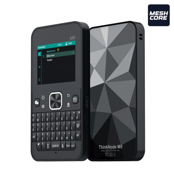 ThinkNode M9 Standalone LoRa MeshCore Communication Terminal with Physical Keyboard, 2.4" LCD, GPS, and ESP32-S3 by Elecrow